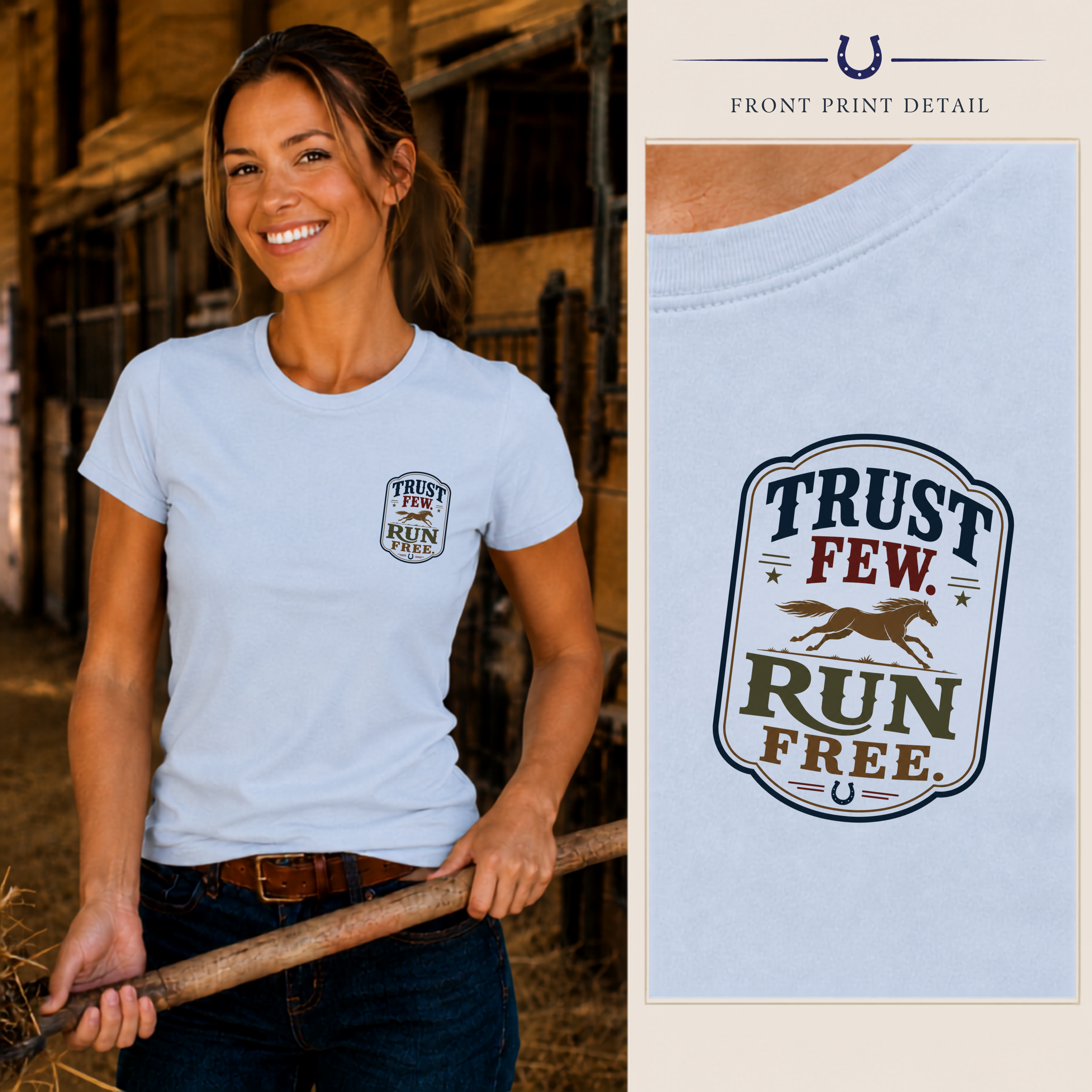 Trust Few. Run Free. - Vintage