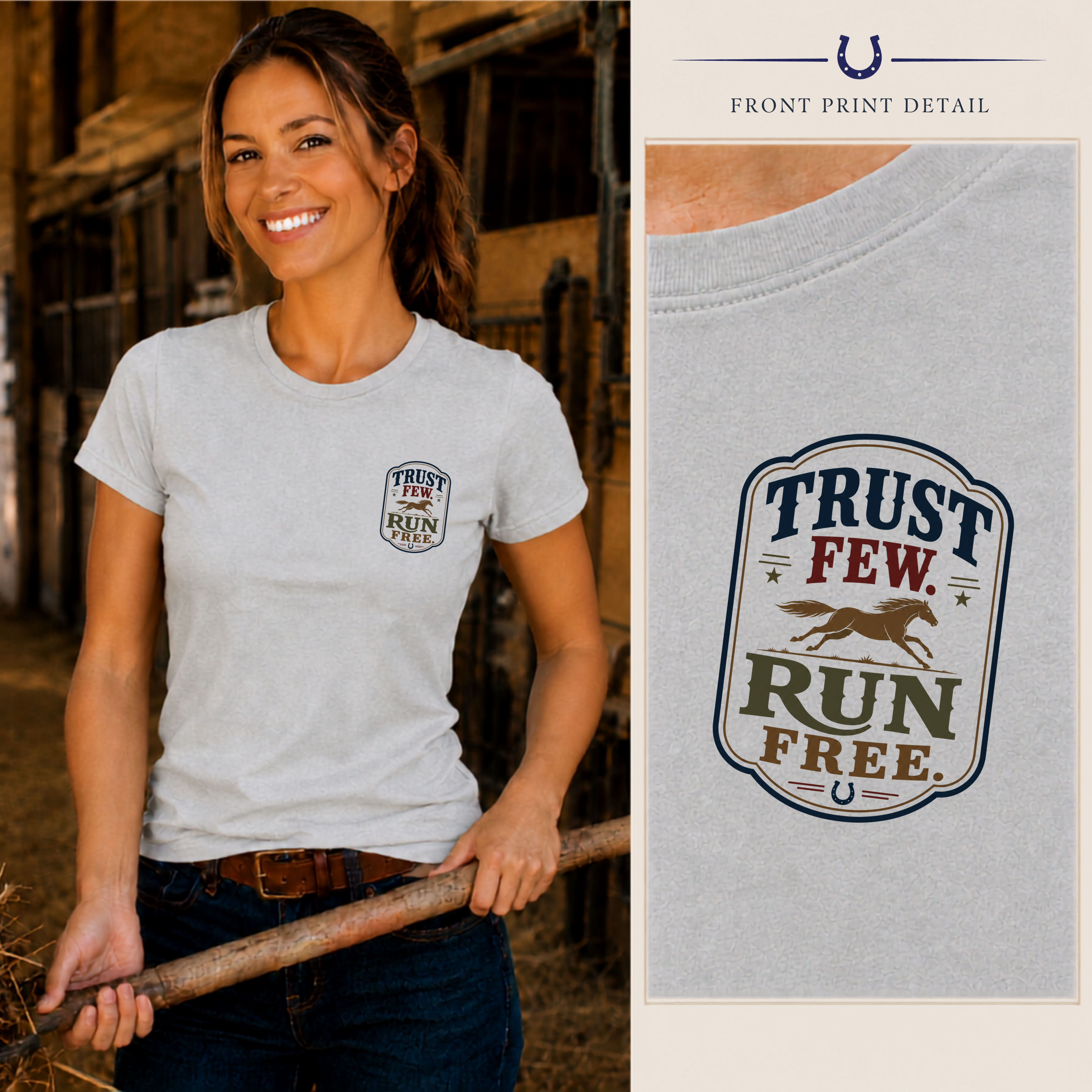 Trust Few. Run Free. - Vintage
